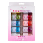 Aurora Borealis - Rainbow Square (Set of 10) D8