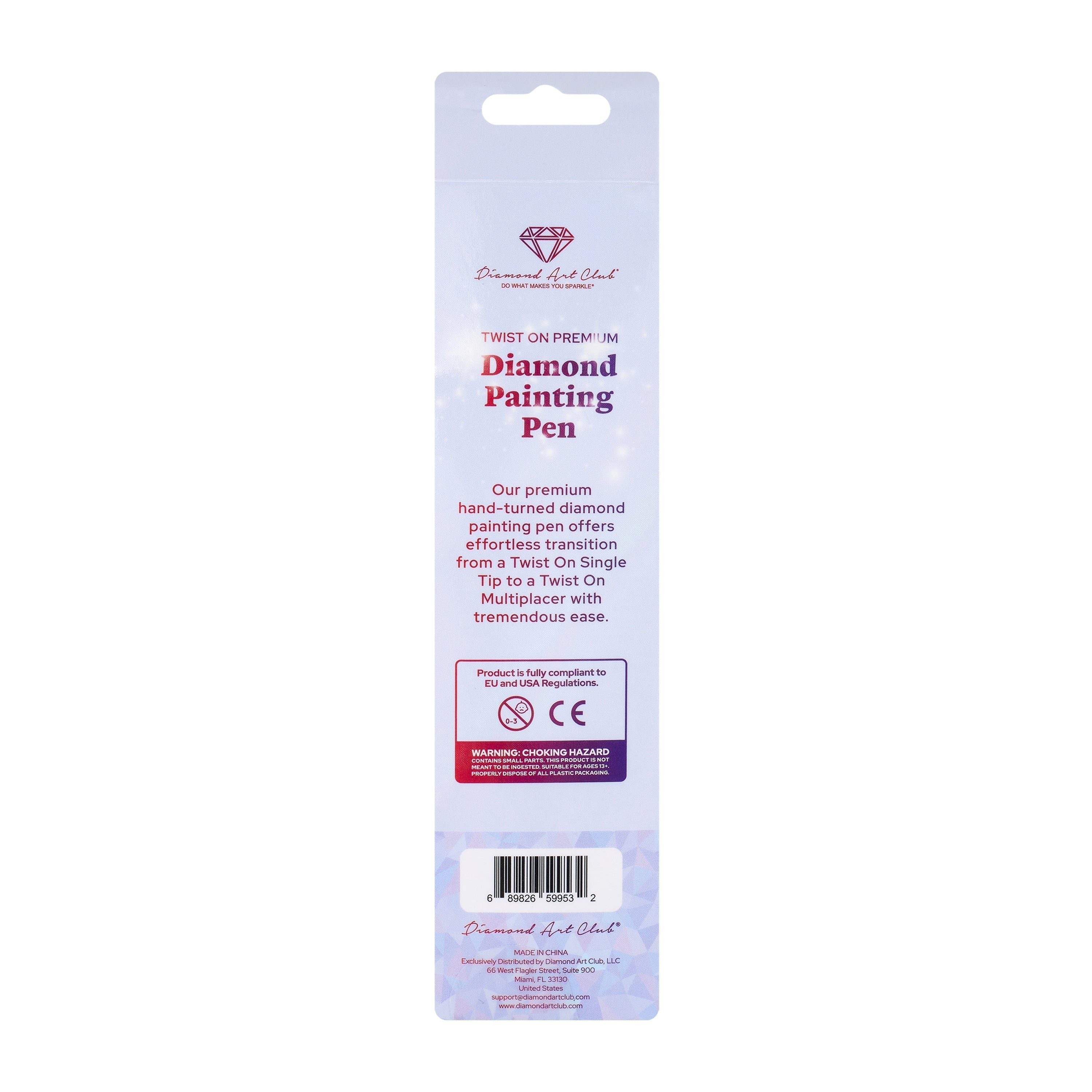 Twist-On Dual-Threaded Premium Drill Pen – Blooming Rosette Swirl F3