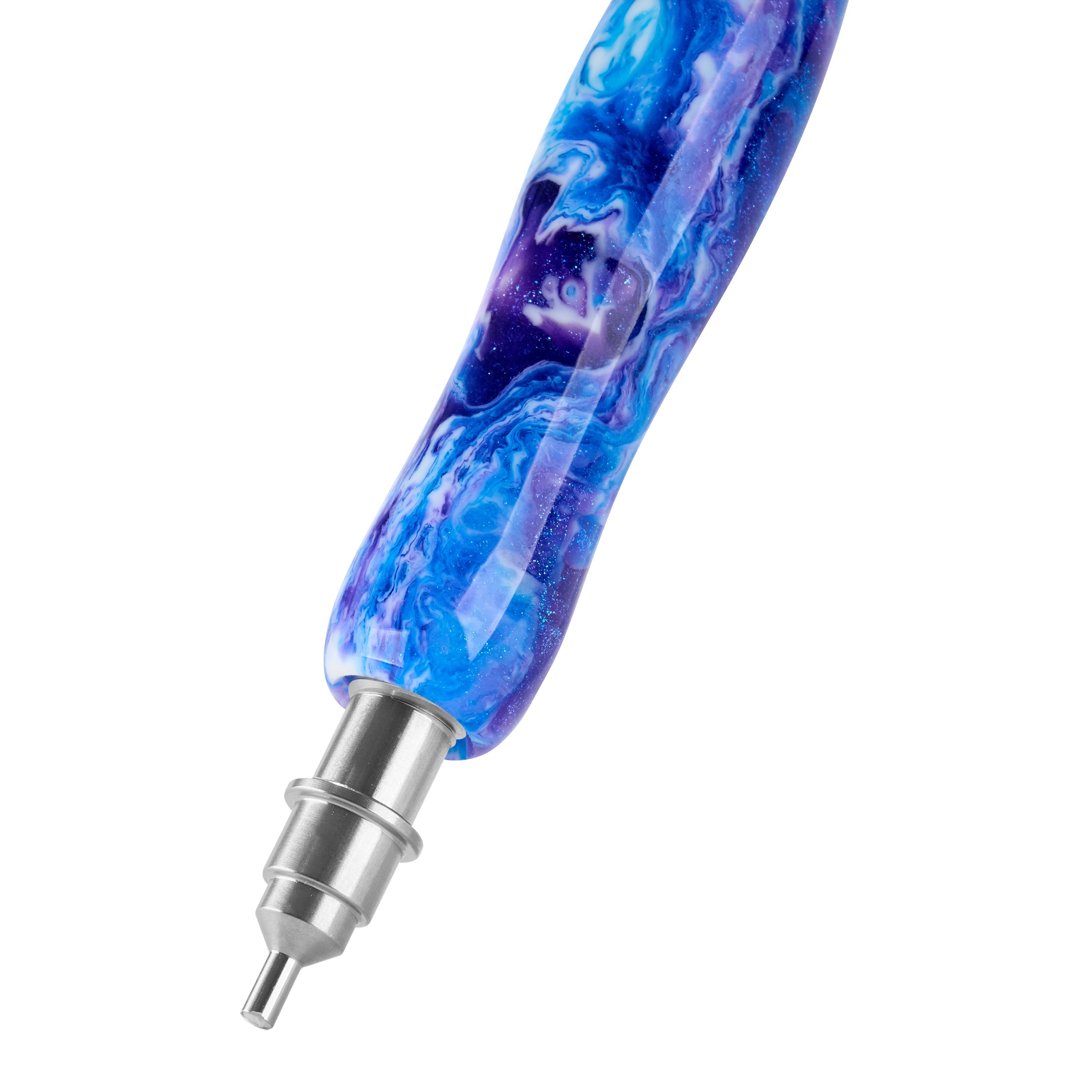 Twist And Pick Premium Pen - Cyan Calypso Swirl D6