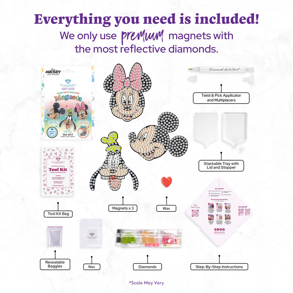 Easy Gem™ Magnets - Mickey and Friends™ (Set of 3) P8