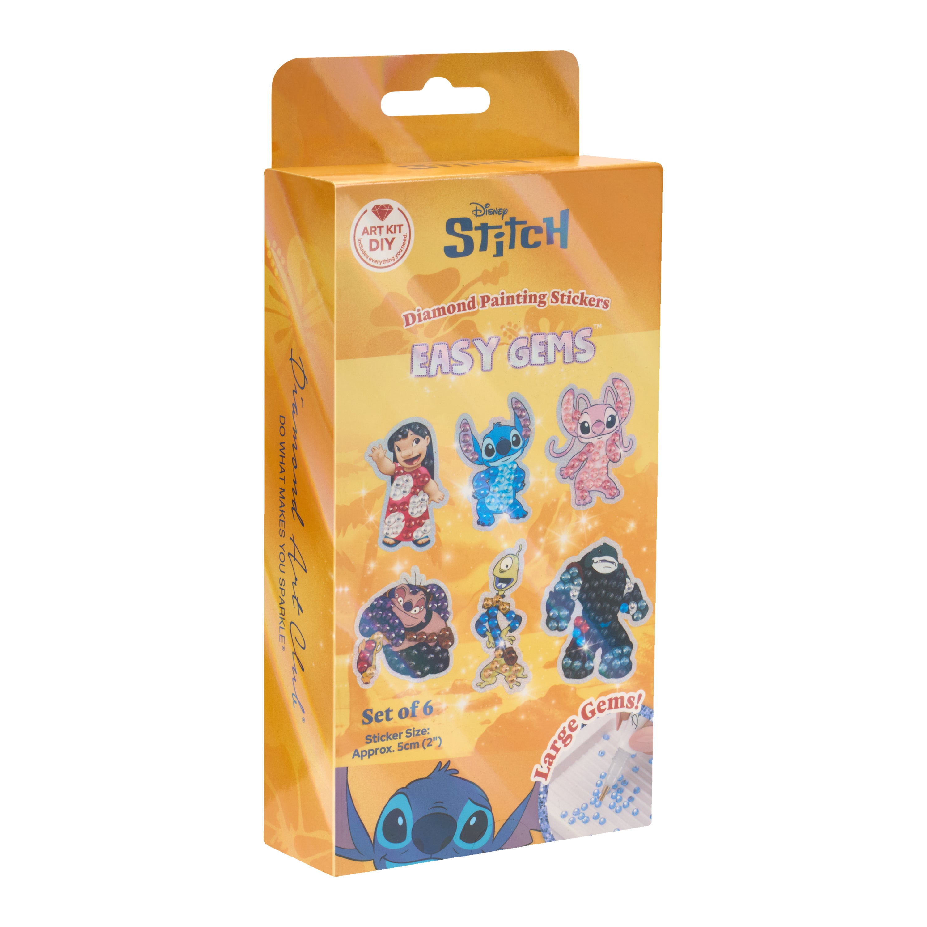 Easy Gem™ Stickers - Lilo & Stitch™ (Set of 6) H3