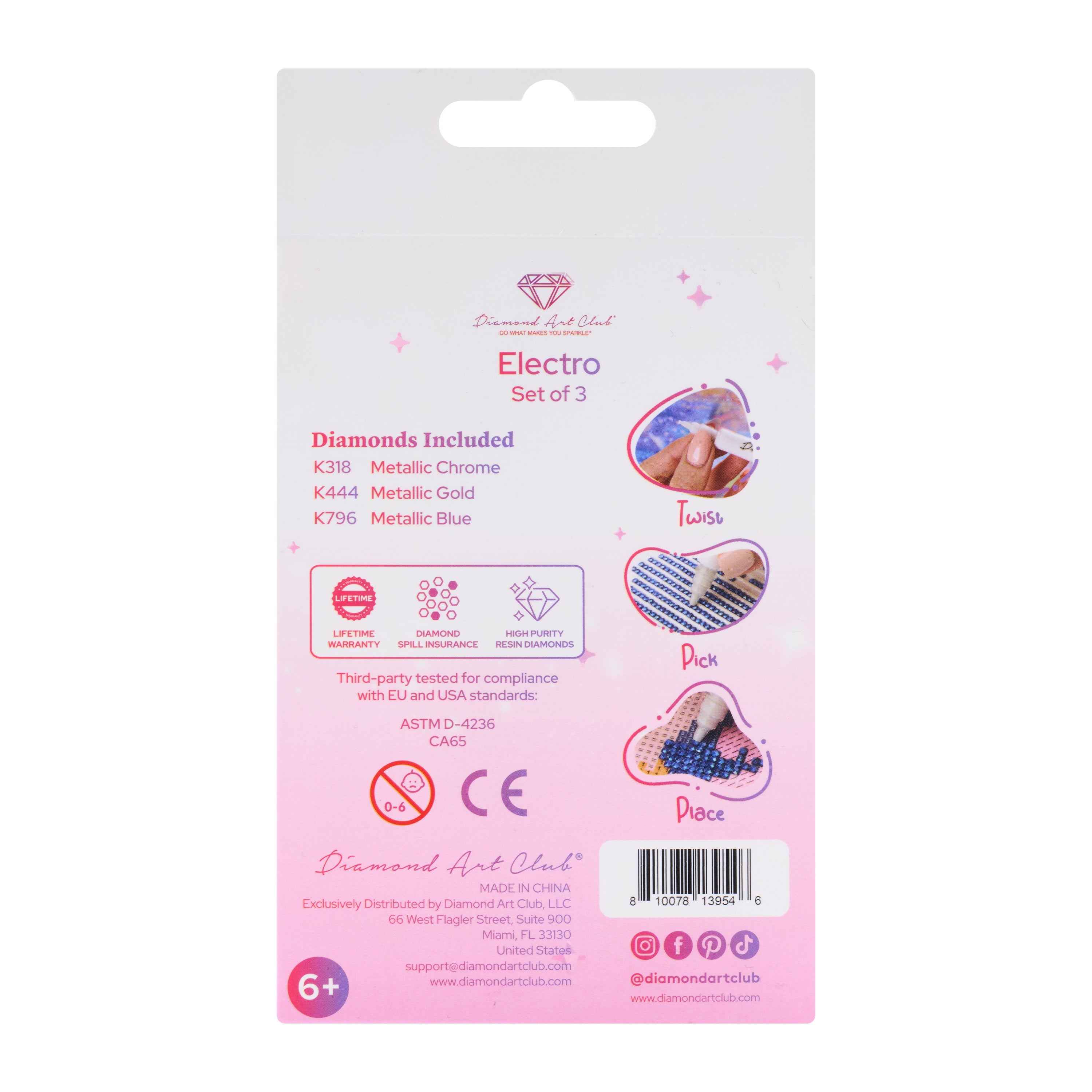 Electro Diamond® - Square (Set of 3) M2
