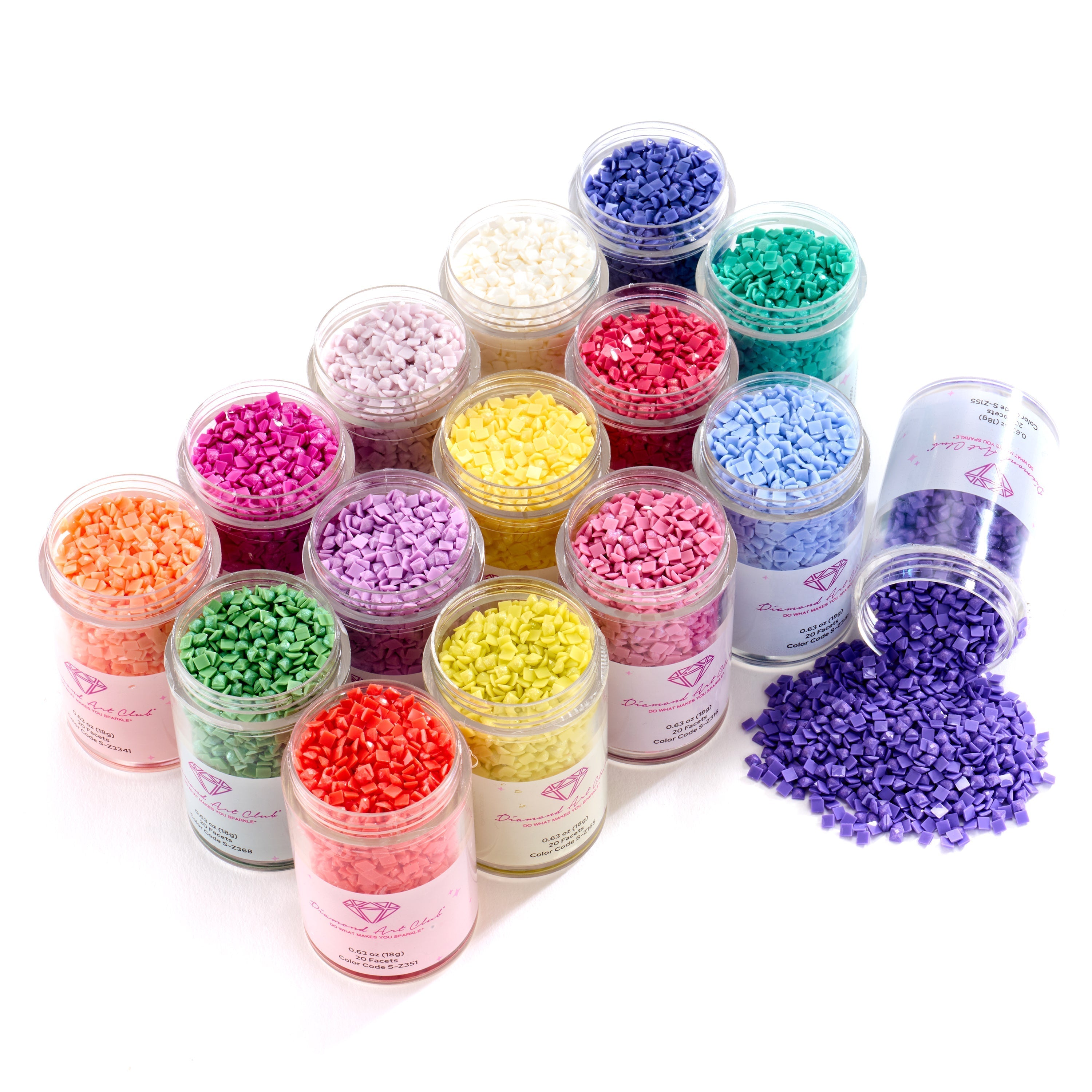 Fairy Dust® - Muted Rainbow Square (Set of 15) L0