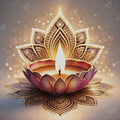 Festive Glow: Diwali Candlelight E8