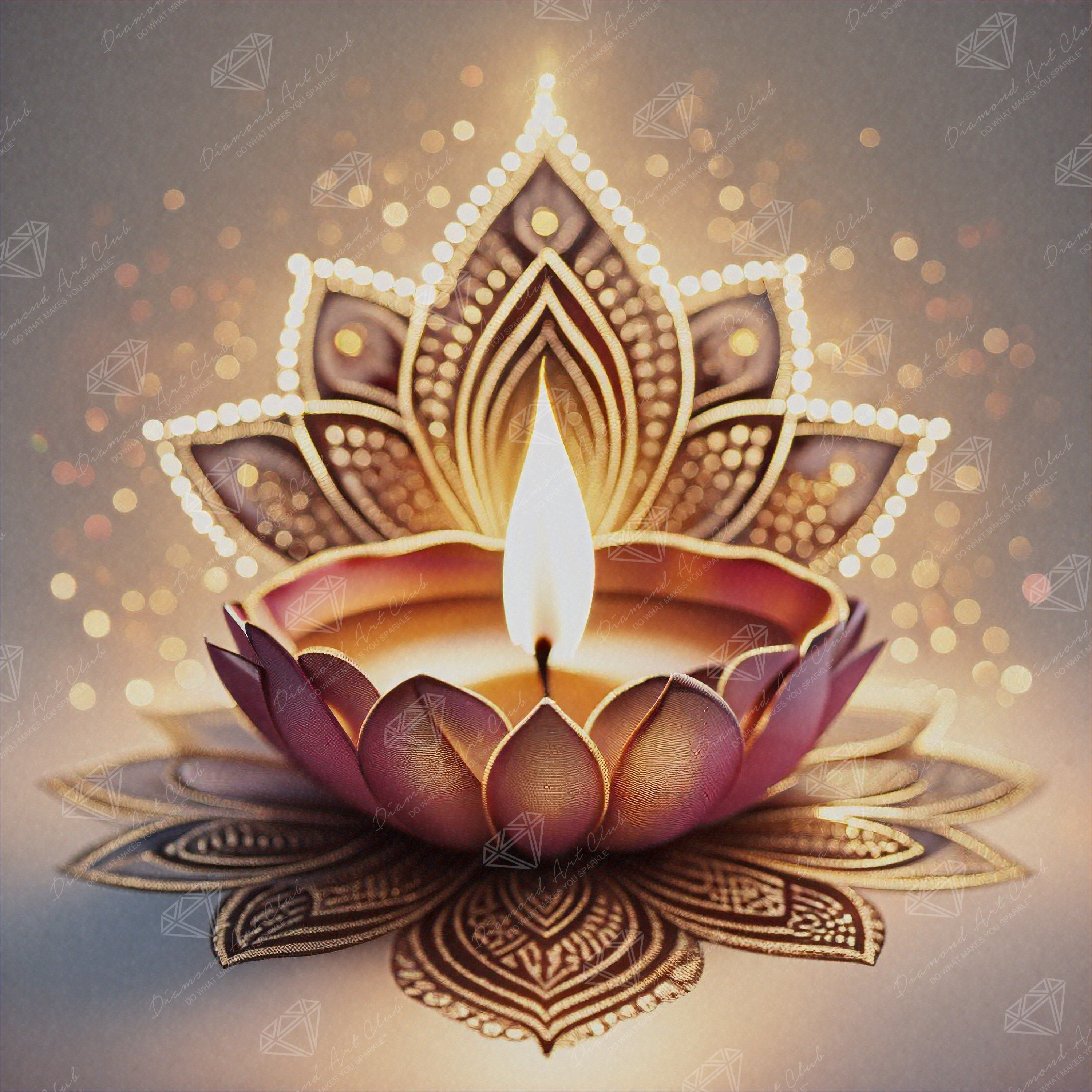 Festive Glow: Diwali Candlelight E8