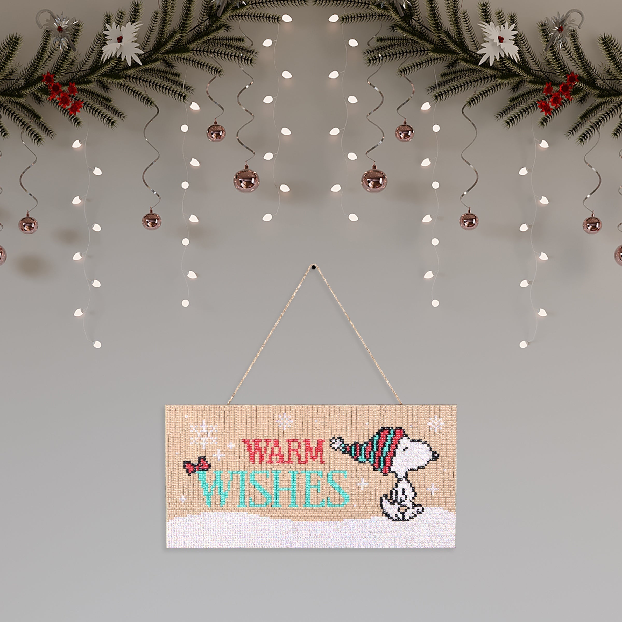 Hanging Sign - Warm Wishes M6