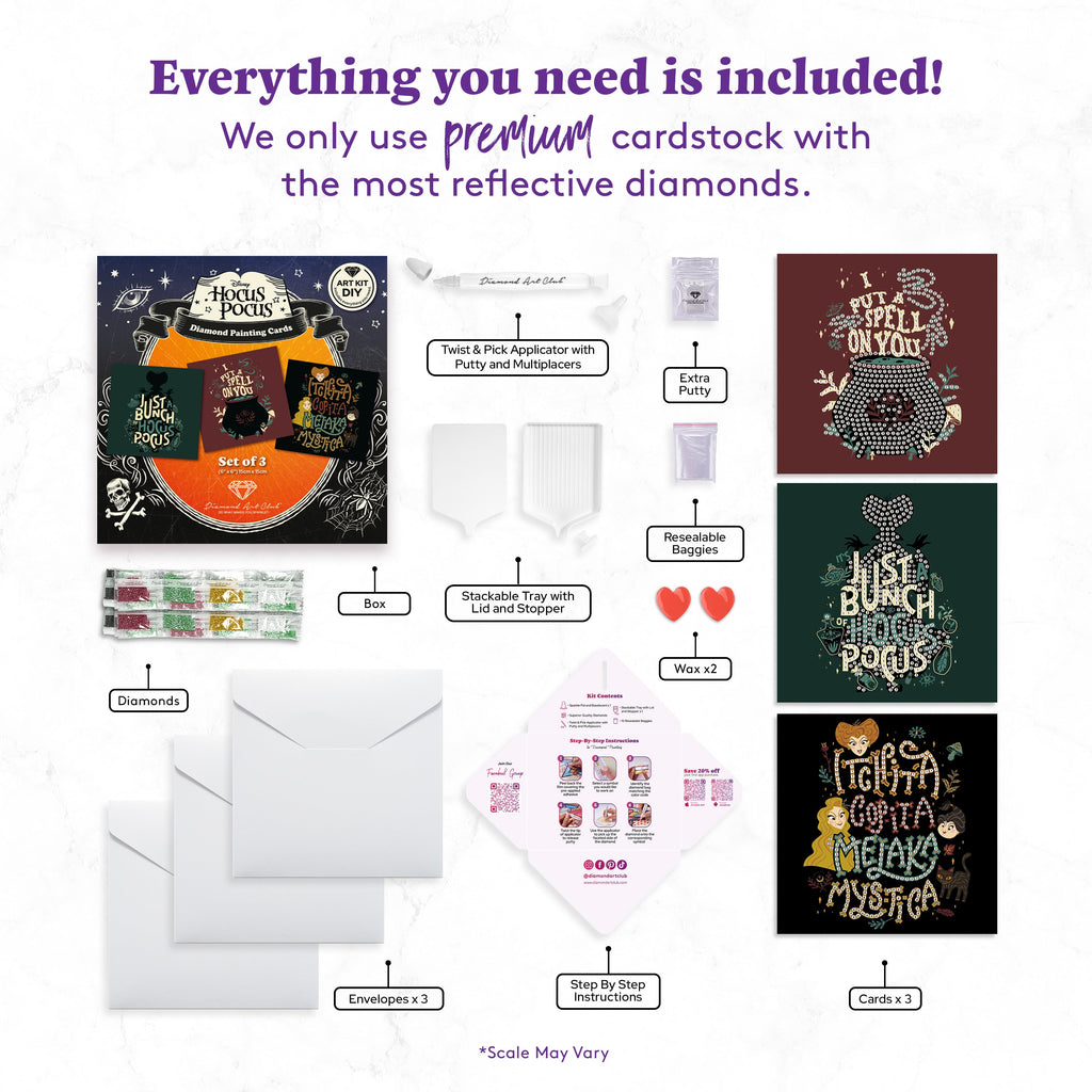 Hocus Pocus™ DIY Cards (Set of 3) Z1
