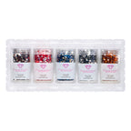 Iridescent - Jewel Tones Square  (Set of 5) F7