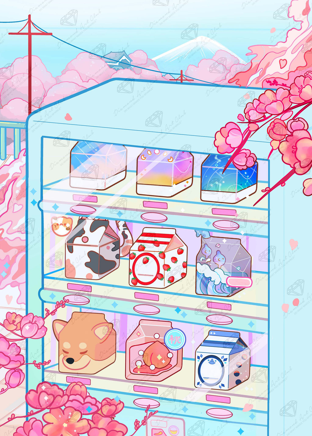 Milkbox Vending Machine in Fuji Q0