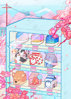 Milkbox Vending Machine in Fuji Q0