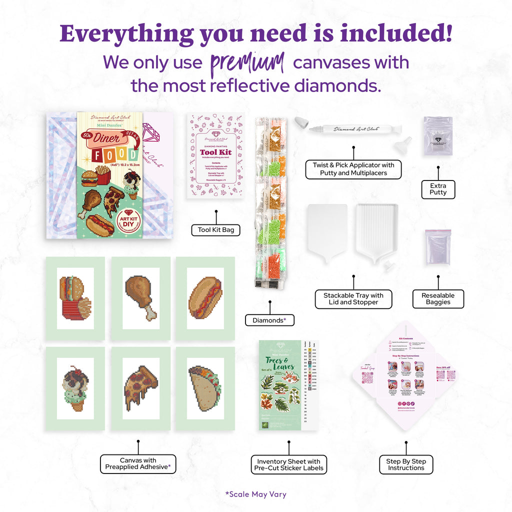 Mini Dazzles™ - 50s Diner Food P0