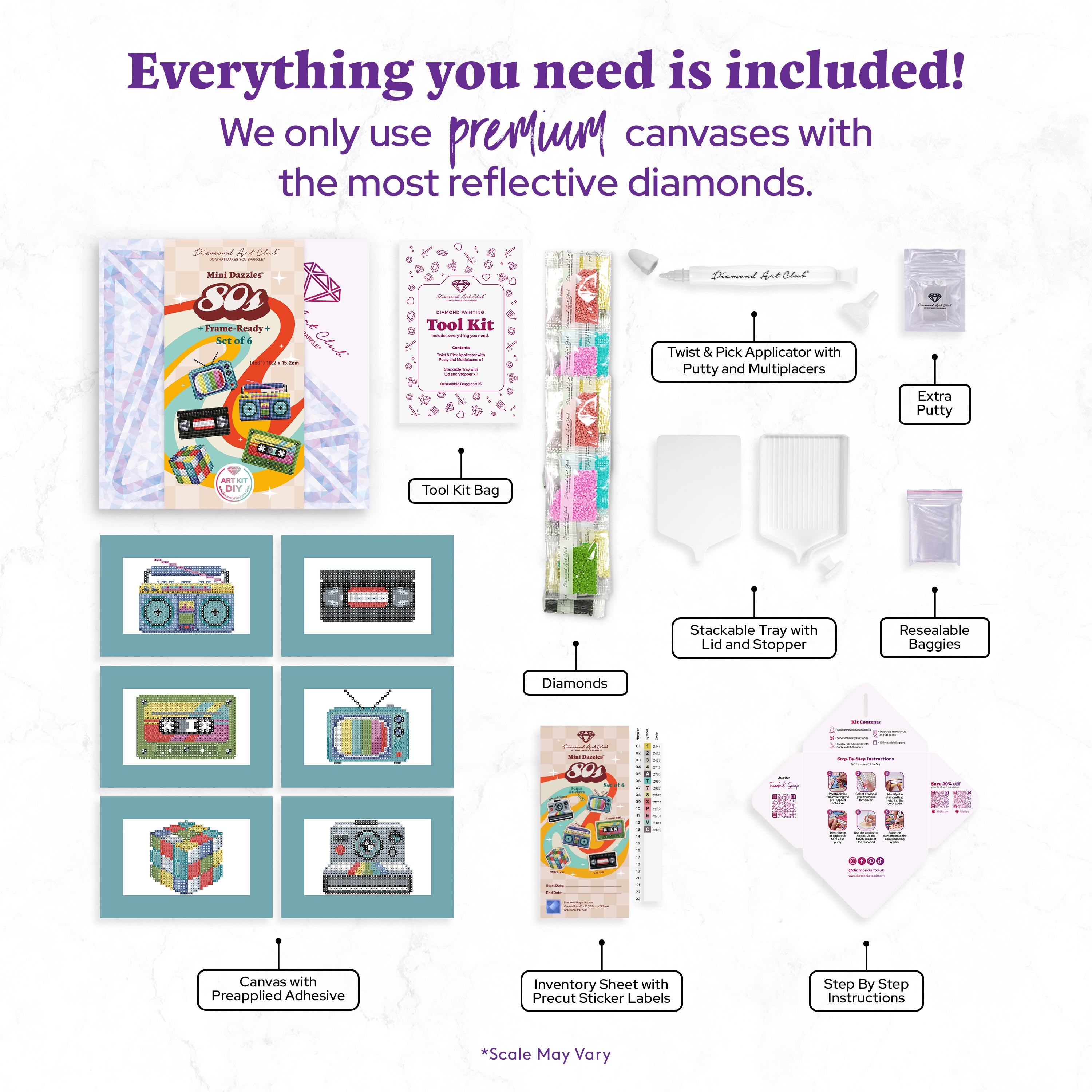 Mini Dazzles™ - 80s V9