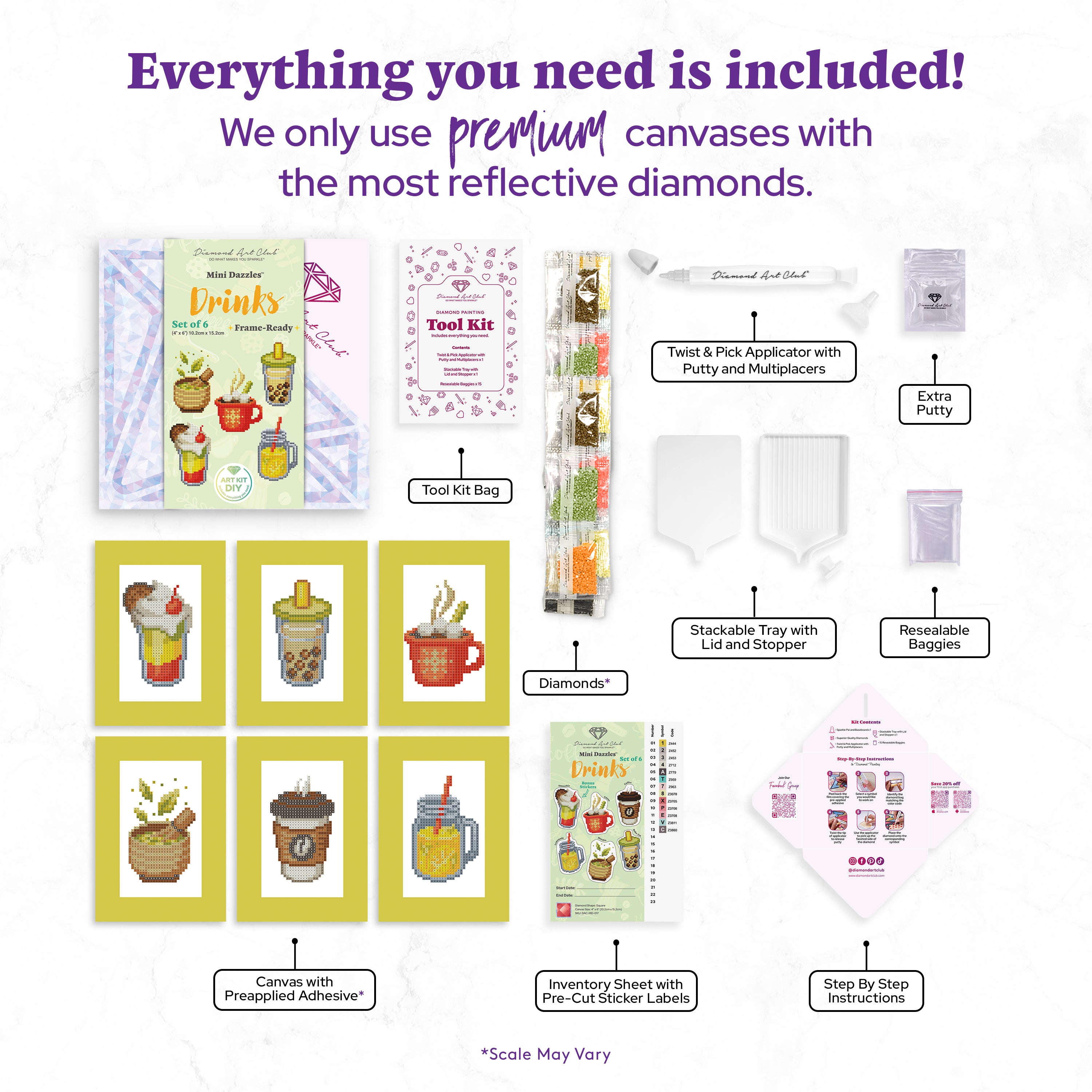 Mini Dazzles™ - Drinks T7