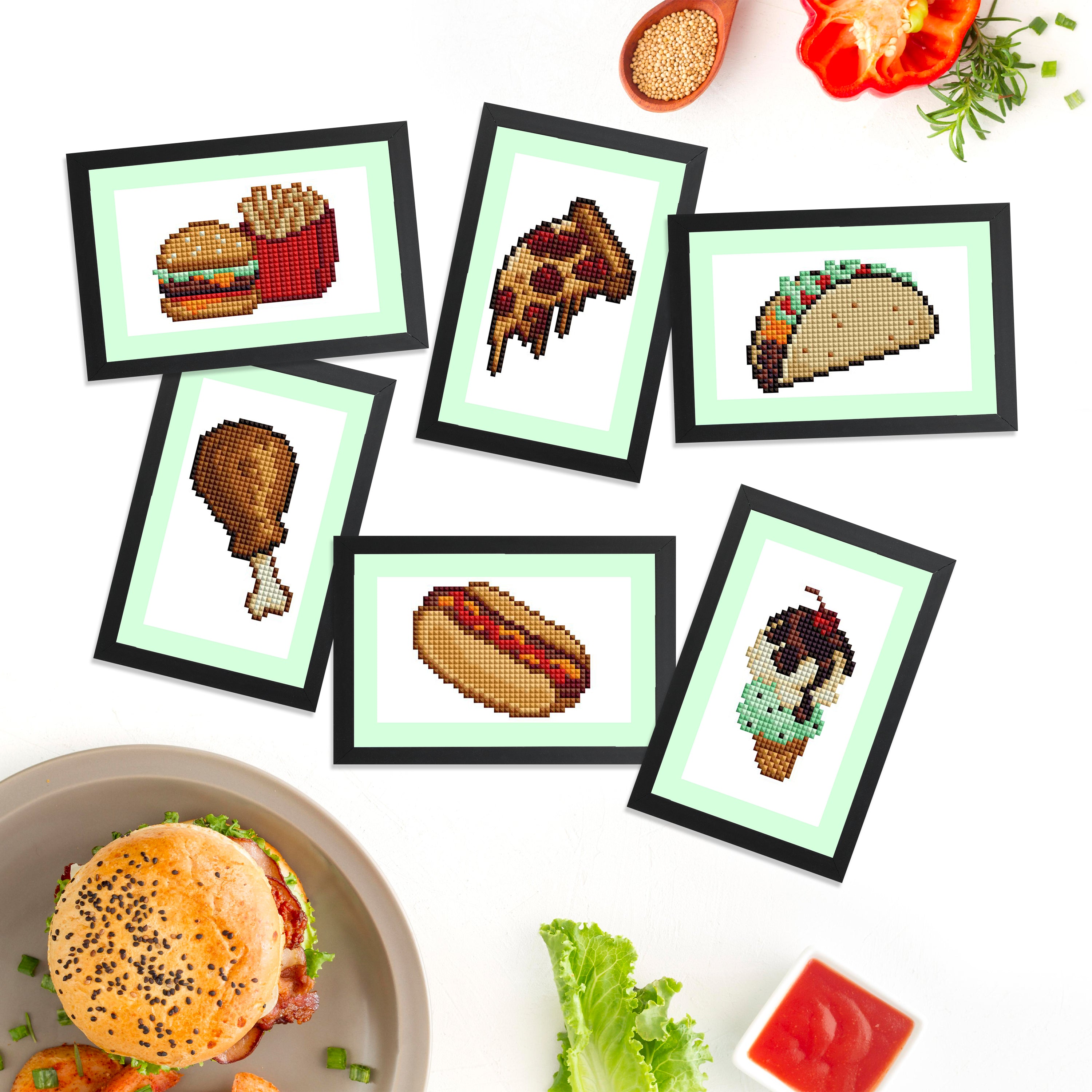Mini Dazzles™ - 50s Diner Food P0