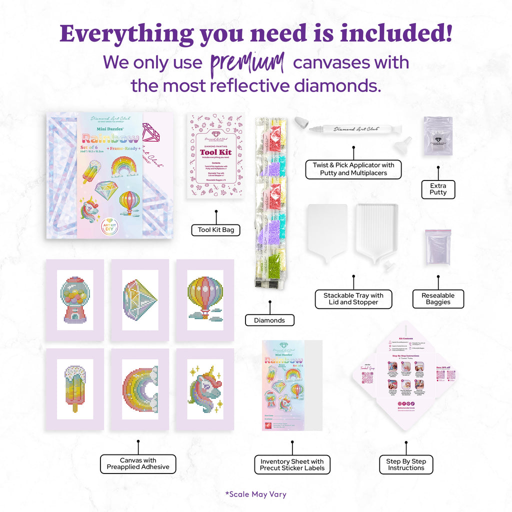 Mini Dazzles™ - Rainbow F3