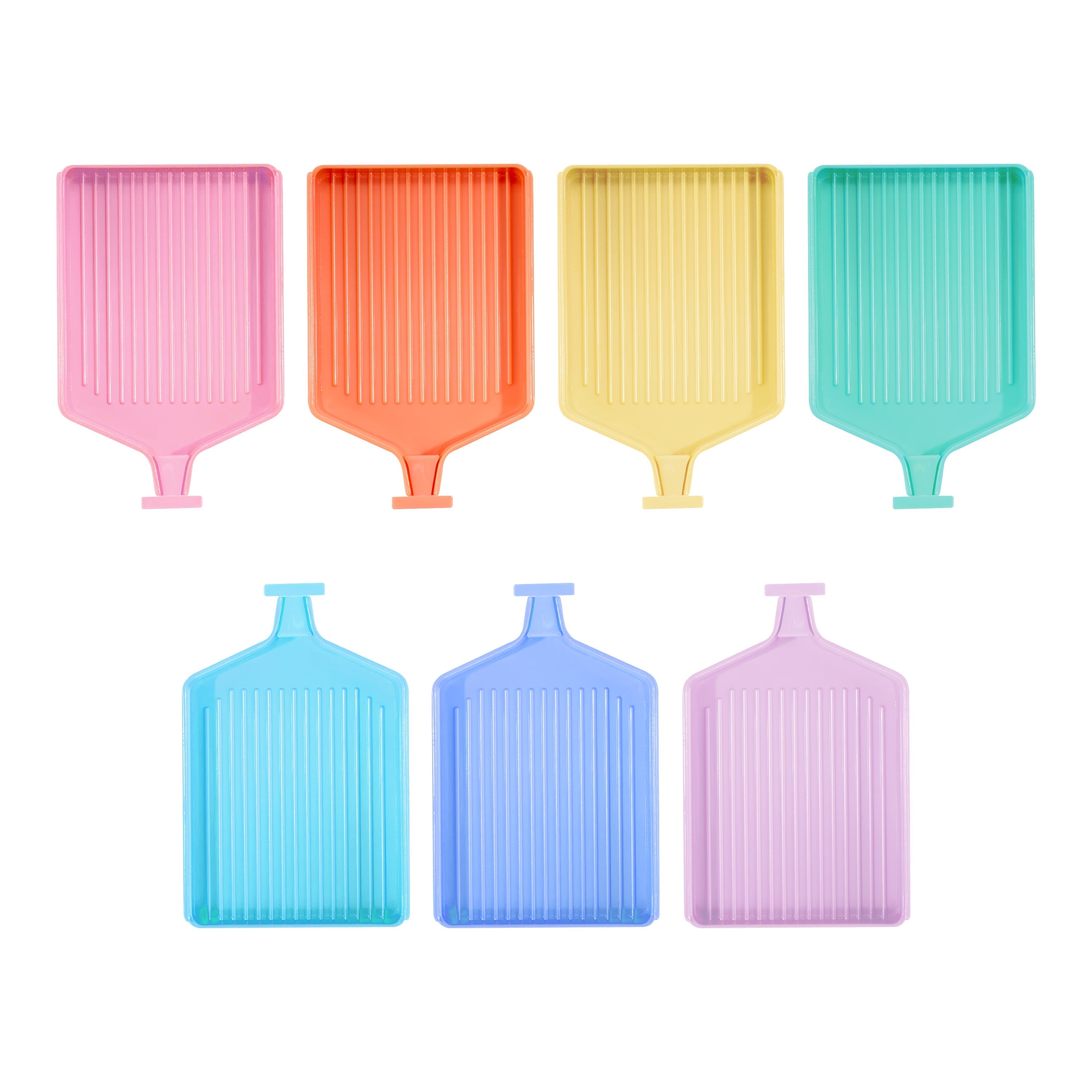 Pastel Rainbow Trays - Large (Set of 7) W0