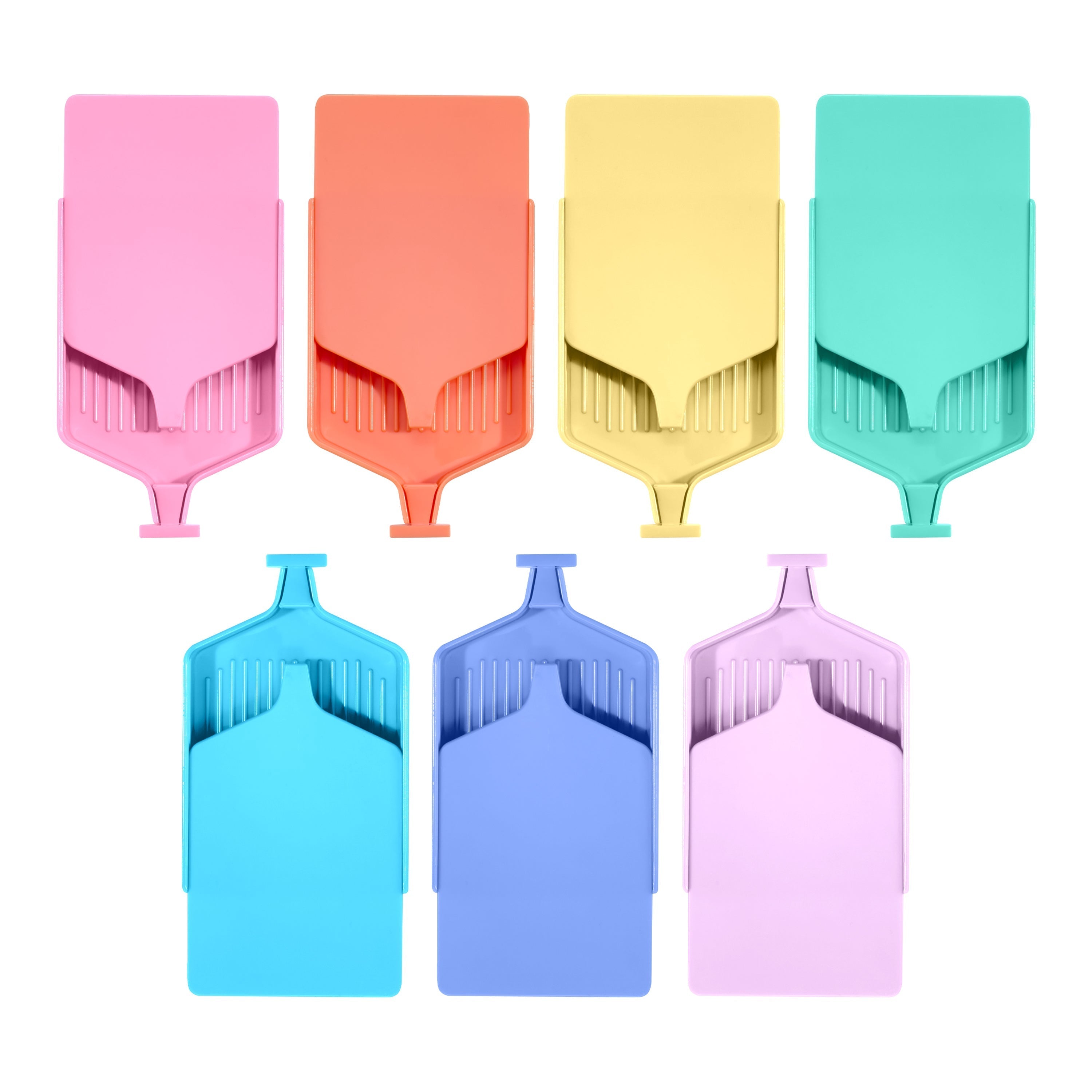 Pastel Rainbow Trays - Large (Set of 7) W0