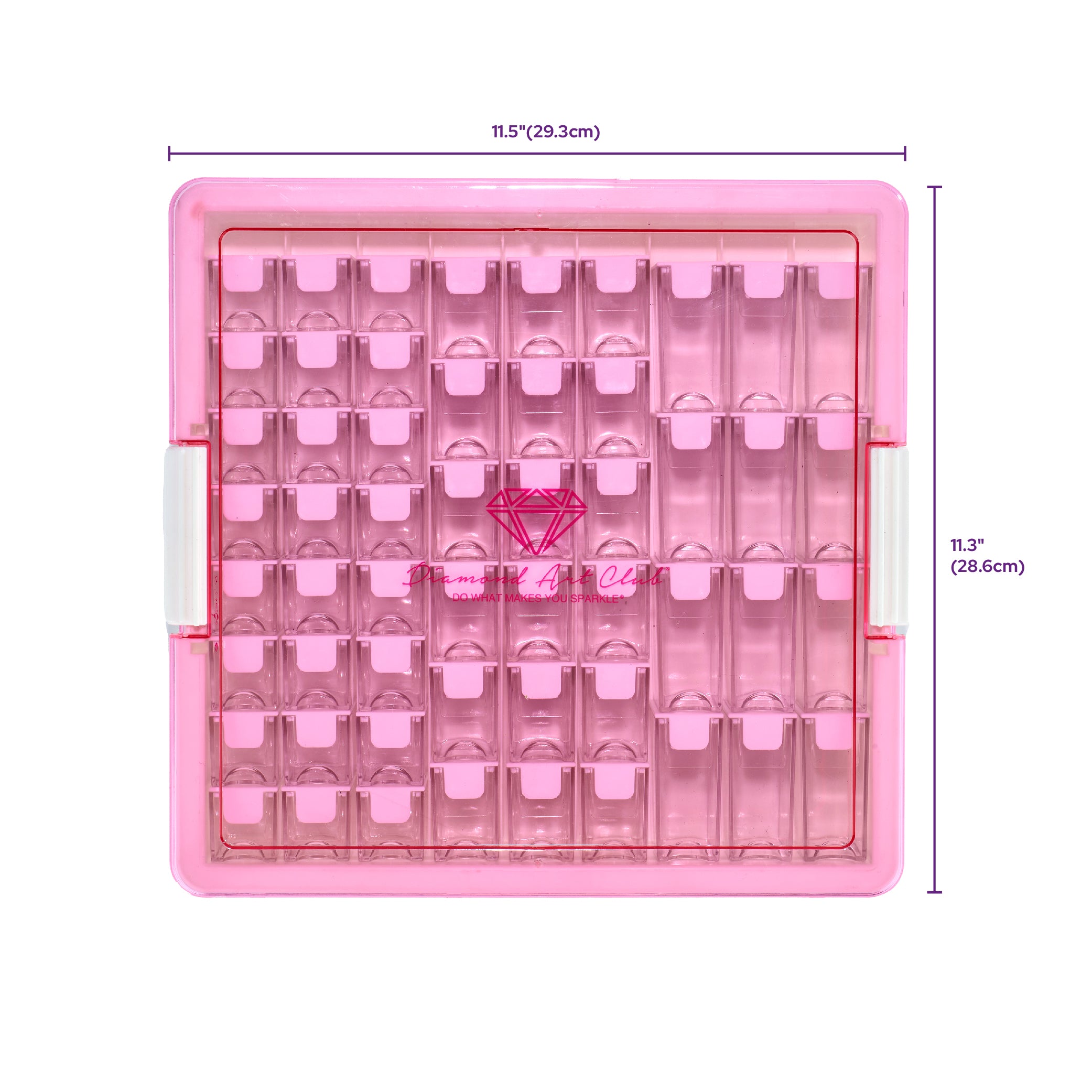 Premium 54-Container Diamond Storage Organizer A6