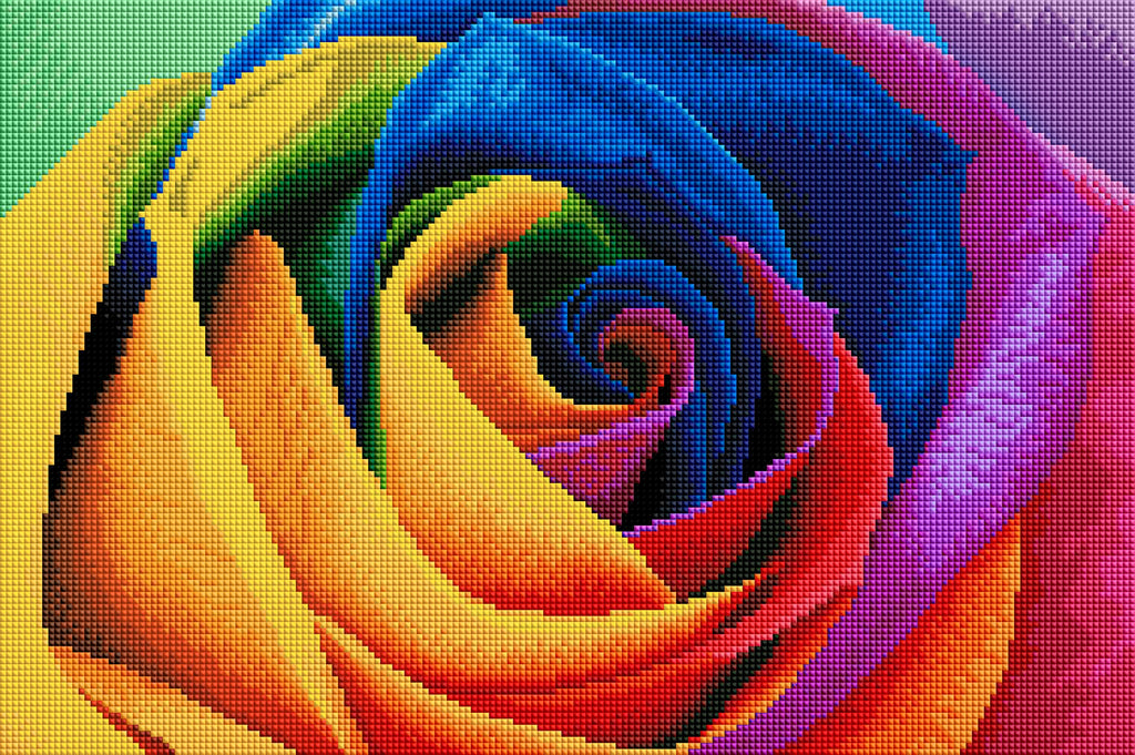 Rainbow Flower Petals R0