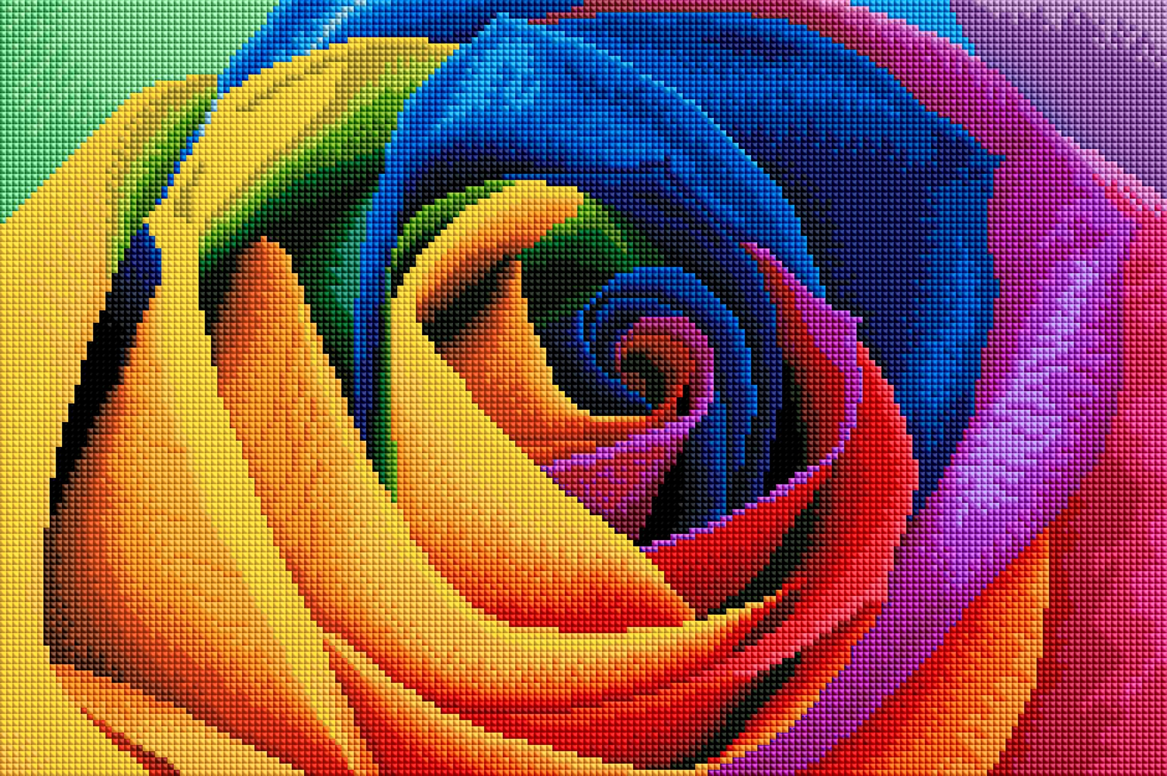 Rainbow Flower Petals R0