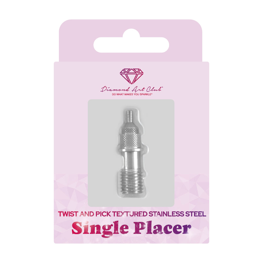 Textured Stainless Steel Single Placer Tip for Twist and Pick Premium Pens P2